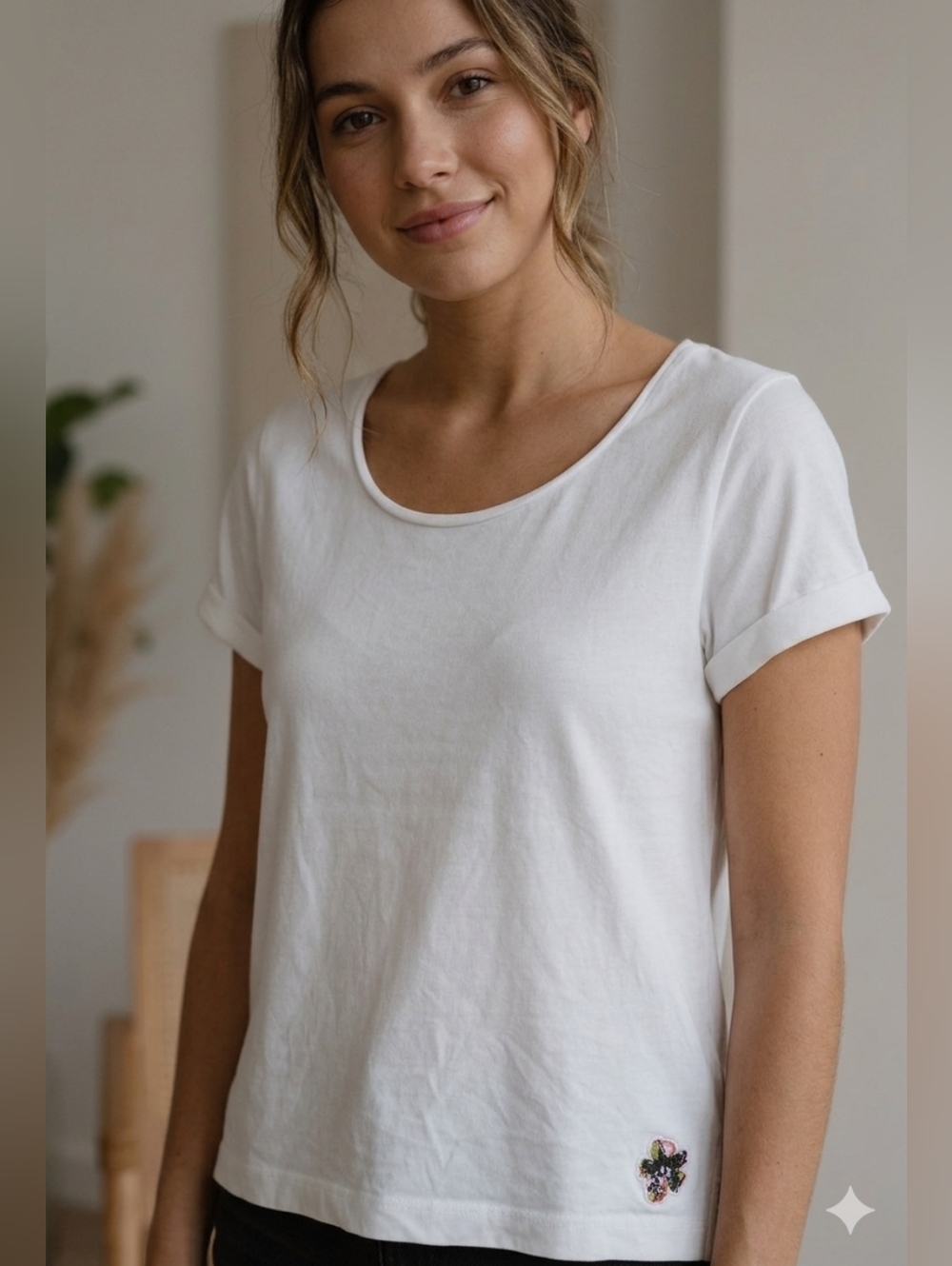 TED BAKER WHITE T SHIRT SIZE 0
